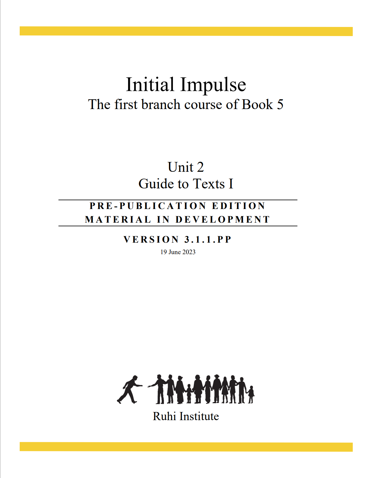 Impulsion initiale